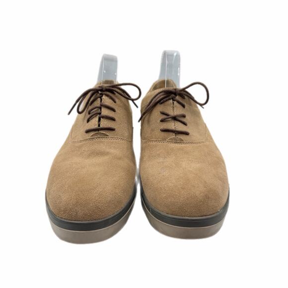 FitFlop Lewis Men’s 9 Beige Tan Suede Leather Lace Up Comfort Casual Oxford Shoe main image 9